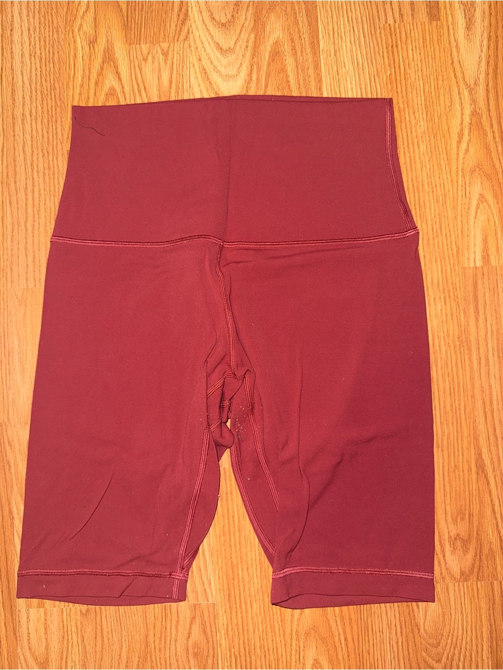lululemon athletica High-Waist Burgundy Bike Shorts